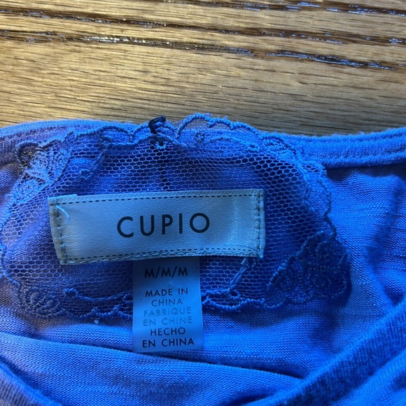 Cupio long sleeve tee.  Medium purple - Picture 2 of 4